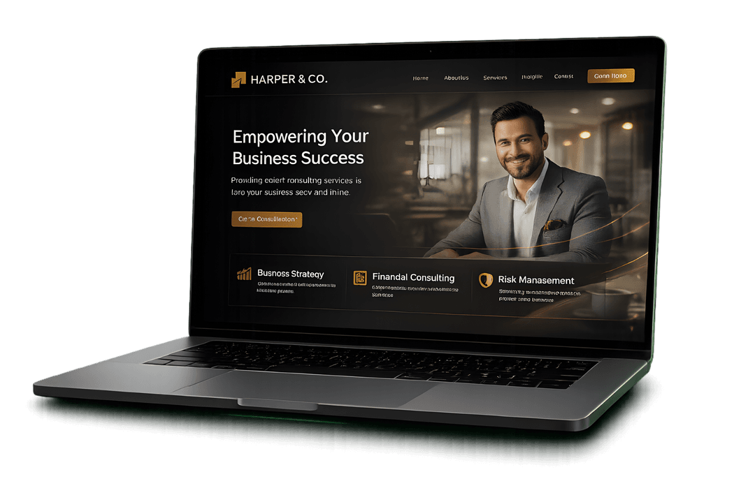 FM Digital website and landing page development preview